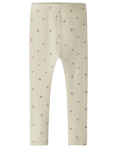 Name It - NMFHannis Leggings - Almond Milk